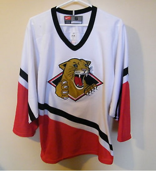 Custom WHL Prince George Cougars 1999 00 Home Hockey Jersey White